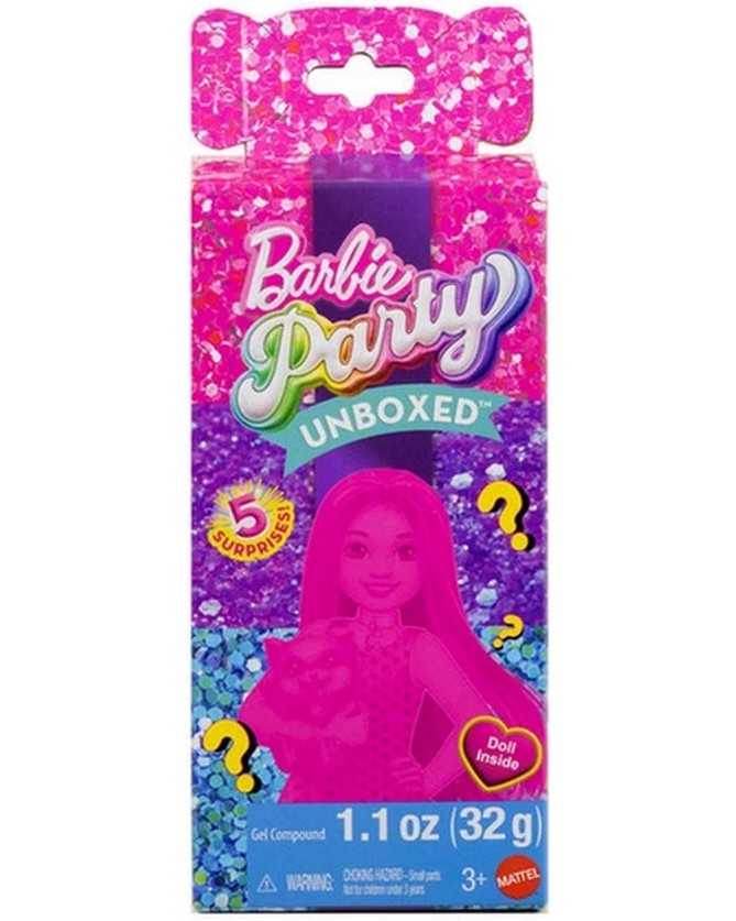    Party Unboxed - Mattel -   Barbie - 