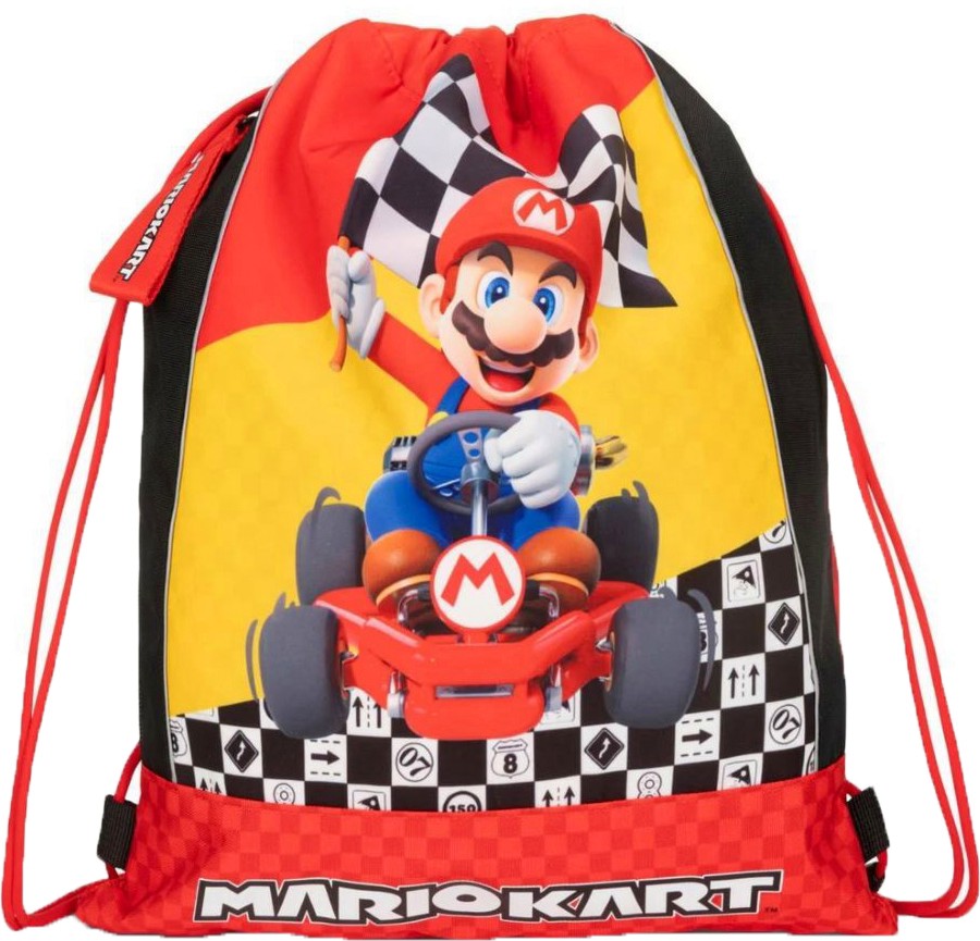 Спортна торба Mariokart Спортна торба Mariokart - На тема Супер Марио - чанта
