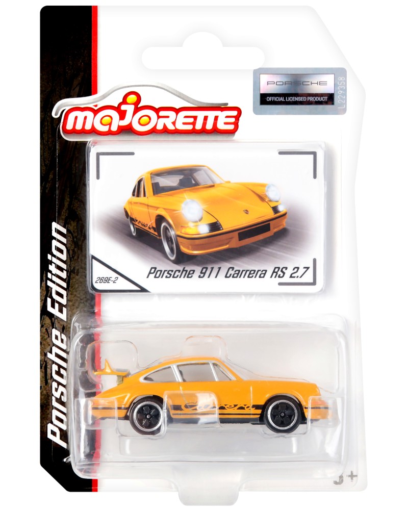   Majorette - Porsche 911 Carrera RS 2.7 -   Porsche Edition - 