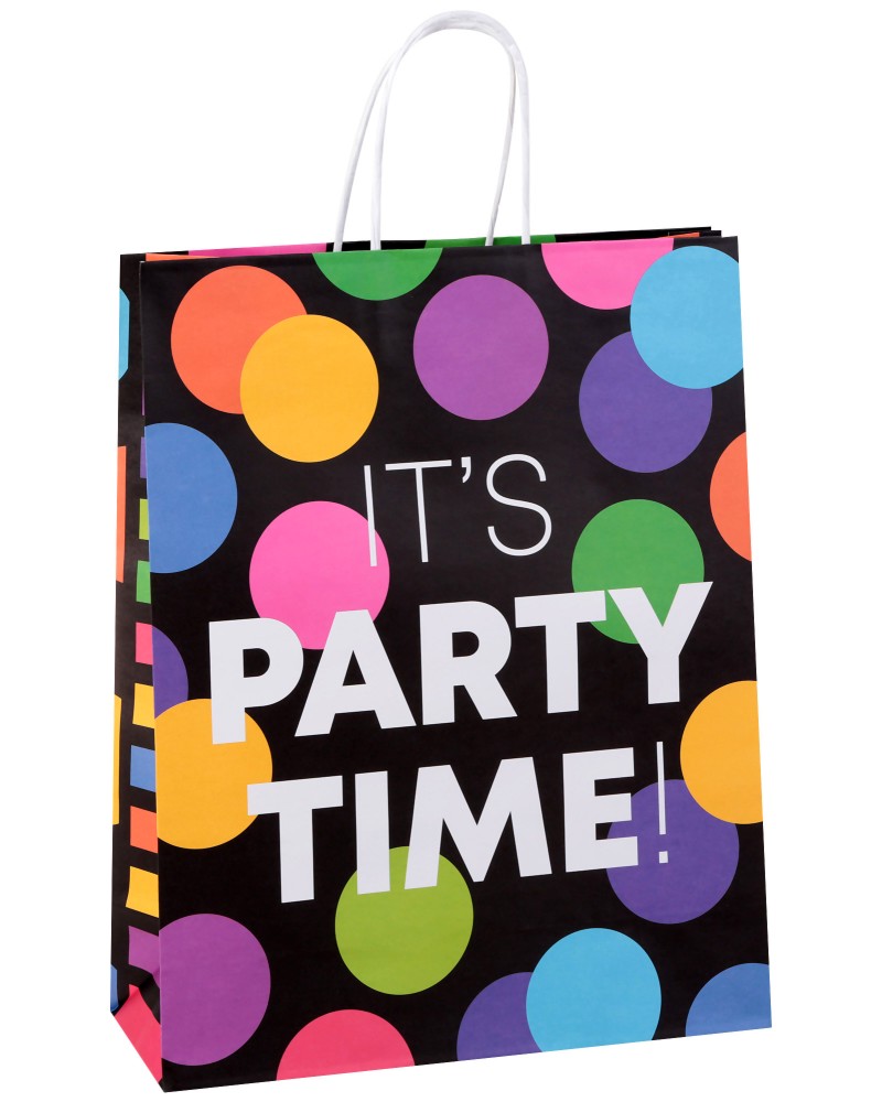 Подаръчна торбичка Party Time - Unic Art Подаръчна торбичка Party Time - Unic Art - С размери 31 / 39 / 12 cm - продукт