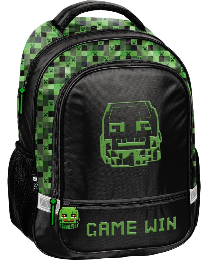 Ученическа раница Pixel Mask Paso Ученическа раница Pixel Mask Paso - На тема Minecraft - раница