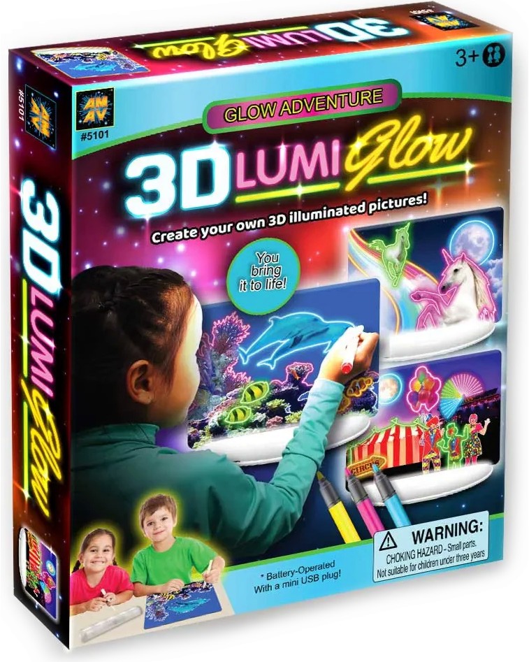     3D Lumi Glow - Diamant -   -  