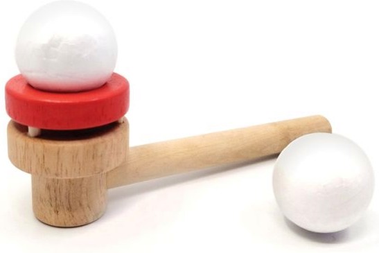 Летящо топче - Svoora Летящо топче - Svoora - Детска дървена играчка - играчка