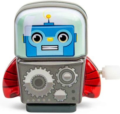 Мини робот с механизъм за навиване - Bigjigs Toys Мини робот с механизъм за навиване - Bigjigs Toys - играчка