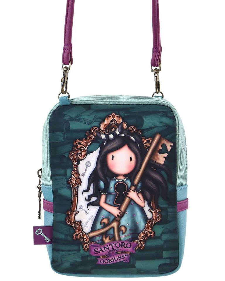 Чанта за през рамо Curiosity - Santoro Чанта за през рамо Curiosity - Santoro - На тема Gorjuss - чанта