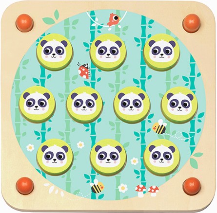 Мемо игра и морски шах Hi Pando Мемо игра и морски шах Hi Pando - 2 дървени игри - играчка