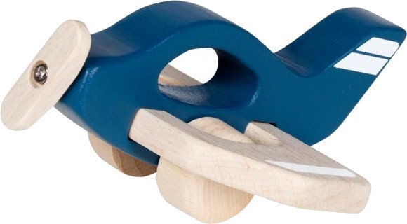 Дървено самолетче Lifestyle Azure - Goki Дървено самолетче Lifestyle Azure - Goki - играчка