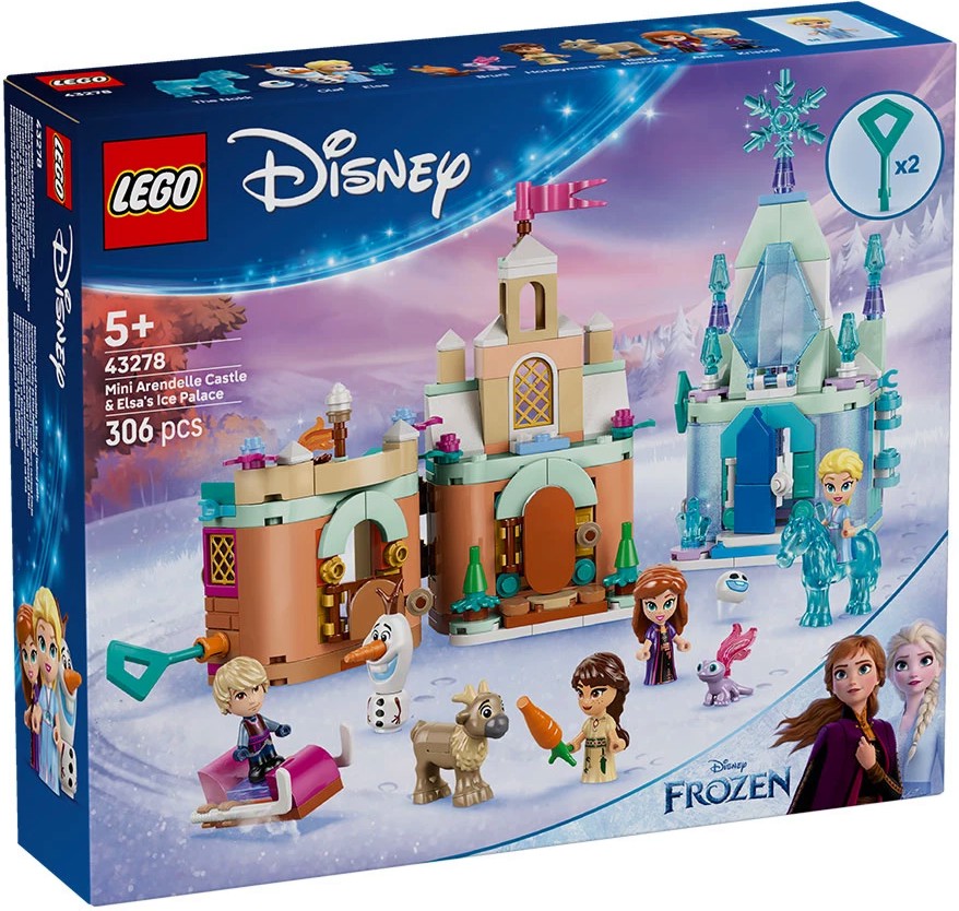 LEGO Disney - Замък Арендел и леденият дворец на Елза LEGO Disney - Замък Арендел и леденият дворец на Елза - Детски конструктор - играчка