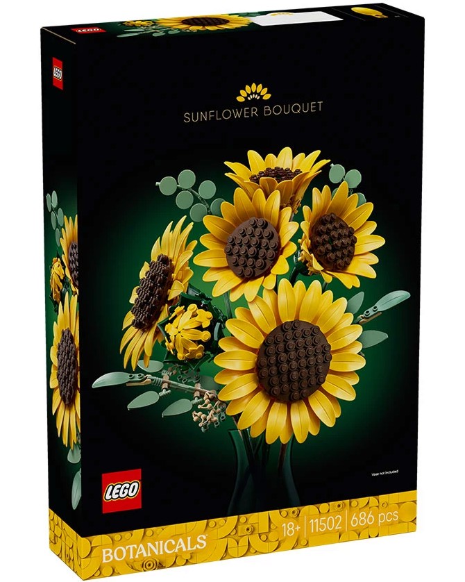 LEGO Iconic - Букет слънчогледи LEGO Iconic - Букет слънчогледи - Конструктор - играчка
