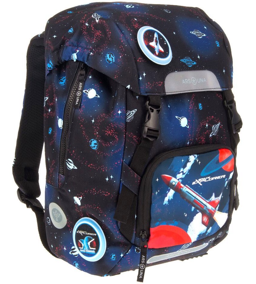 Ученическа раница с капак Ars Una Easy-pack Ученическа раница с капак Ars Una Easy-pack - От серията Space explorer - раница