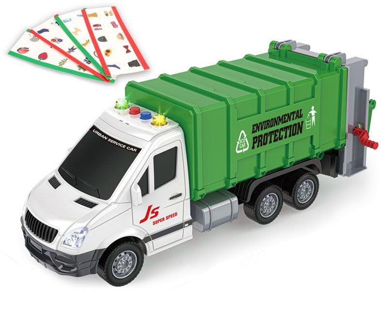Камион за боклук Камион за боклук - Със звук и светлина - играчка