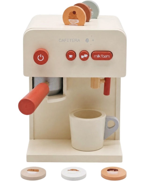 Детска дървена кафемашина - Ginger Home Детска дървена кафемашина - Ginger Home - играчка
