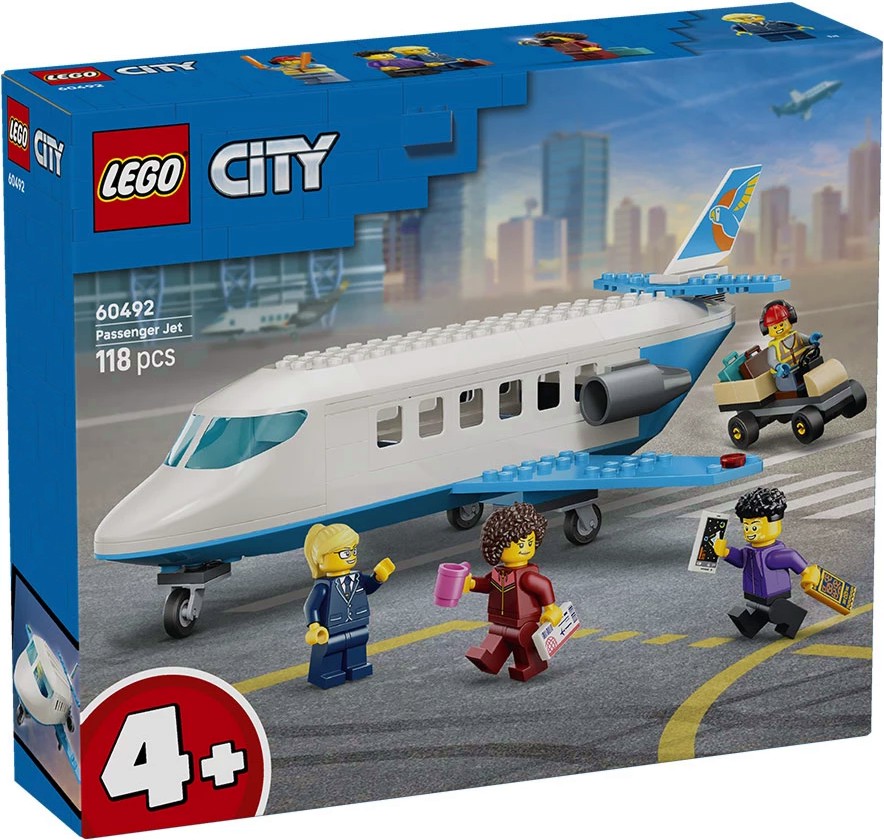 LEGO City - Пътнически самолет LEGO City - Пътнически самолет - Детски конструктор - играчка