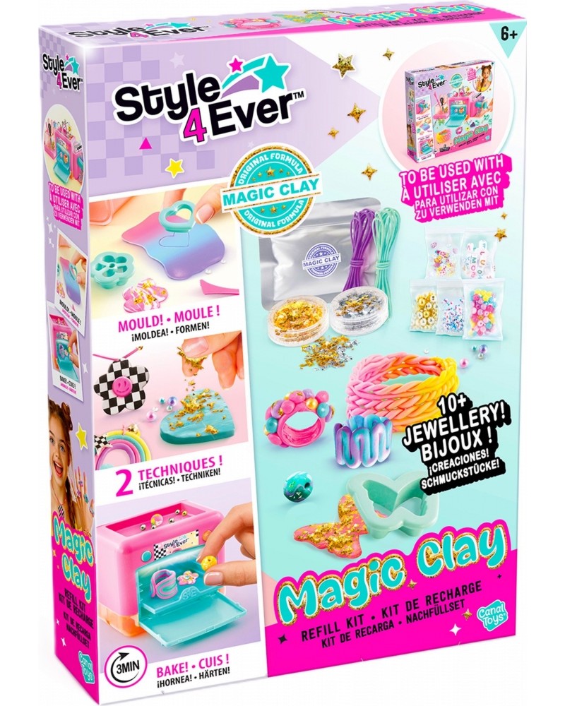 Магическа глина - Canal Toys Магическа глина - Canal Toys - Творчески комплект от серията Style 4 Ever - творчески комплект