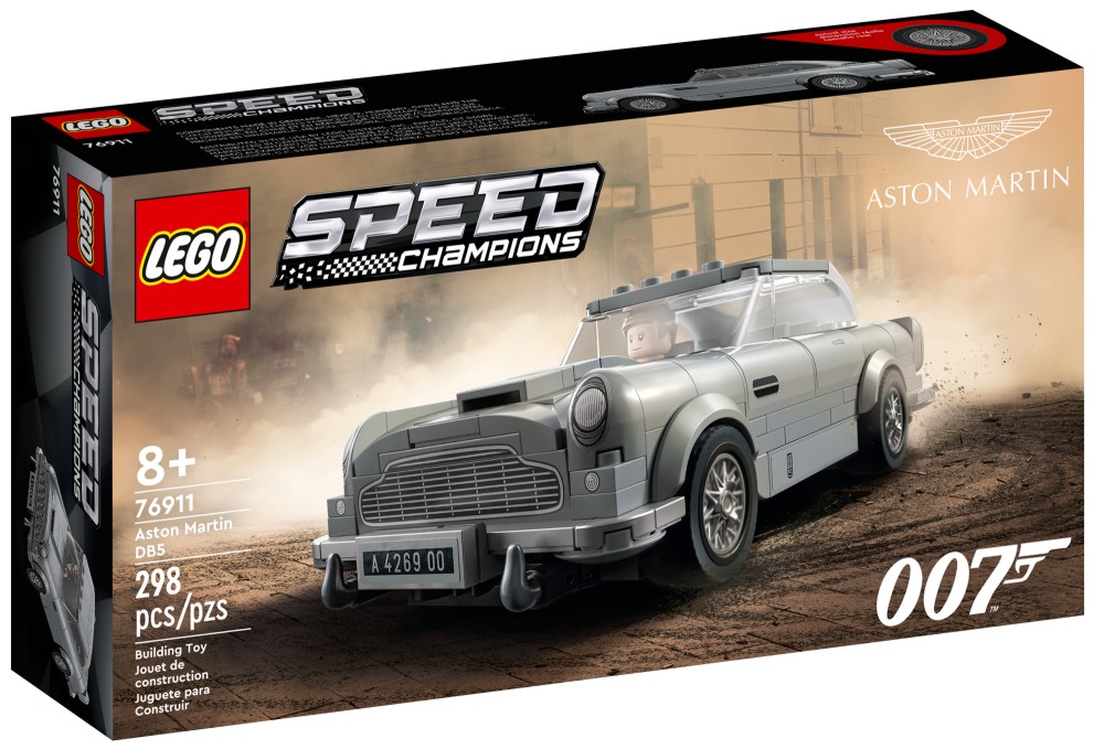 LEGO Speed Champion - 007 Aston Martin DB5 LEGO Speed Champion - 007 Aston Martin DB5 - Детски конструктор на спортен автомобил - играчка