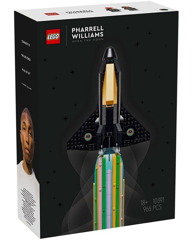 LEGO Icons - Над луната с Фарел Уилямс LEGO Icons - Над луната с Фарел Уилямс - Конструктор - играчка