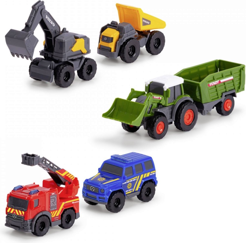 Комплект детски колички Мини град - Dickie Комплект детски колички Мини град - Dickie - играчка