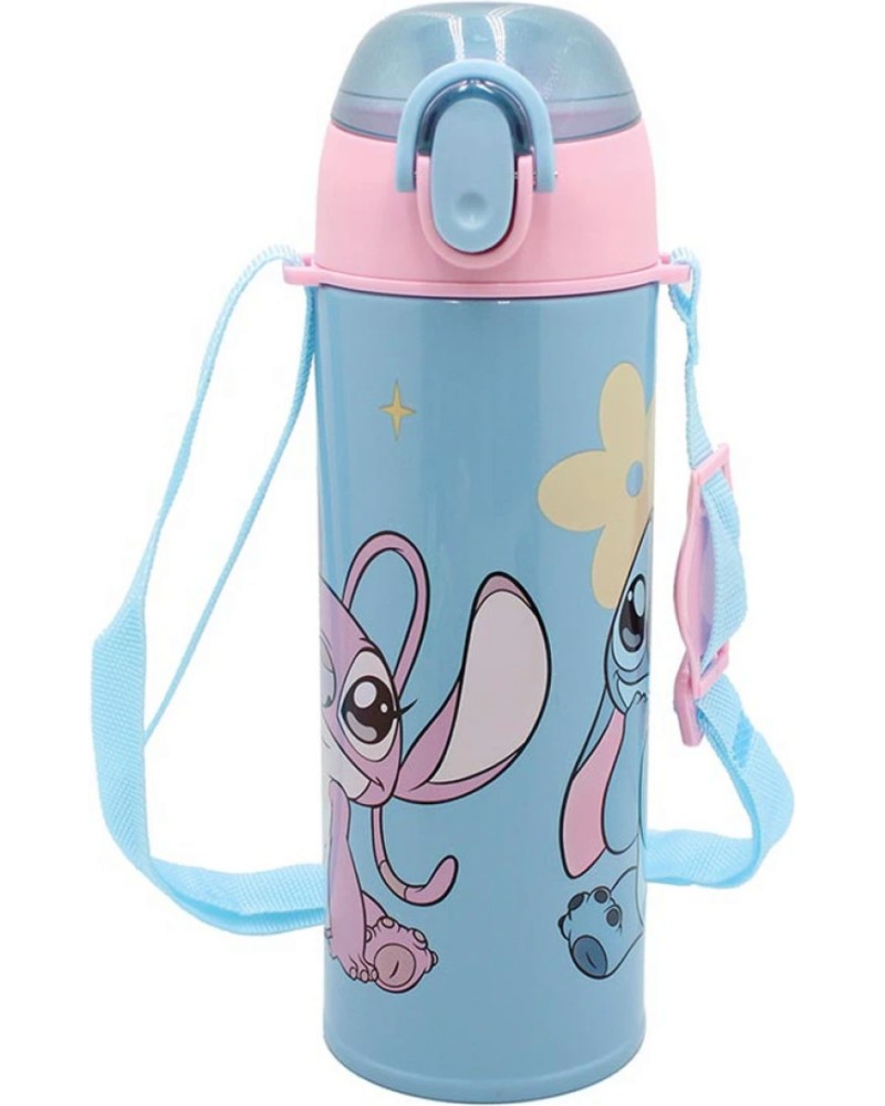 Детски термос Стич Детски термос Стич - С вместимост 450 ml на тема Stitch - детска бутилка