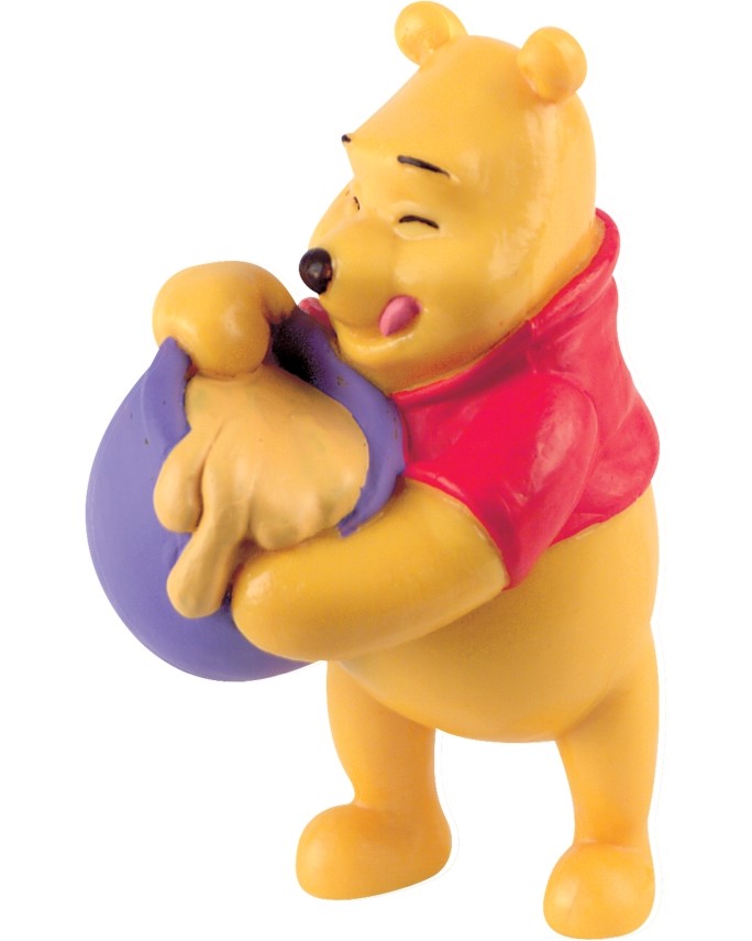 Фигурка на Мечо Пух с гърненце мед - Bullyland Фигурка на Мечо Пух с гърненце мед - Bullyland - На тема Мечо Пух - фигура