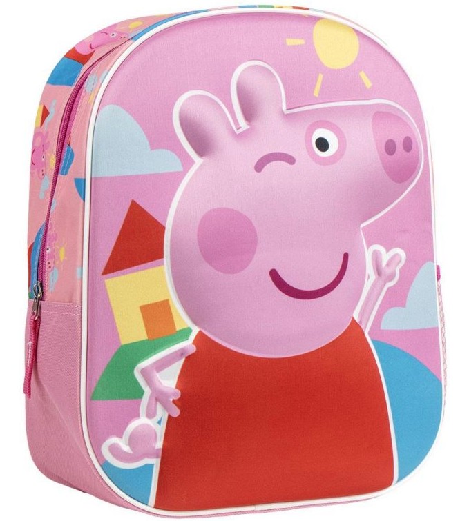 Раница за детска градина - Cerda Раница за детска градина - Cerda - С 3D панел на тема Peppa Pig - раница