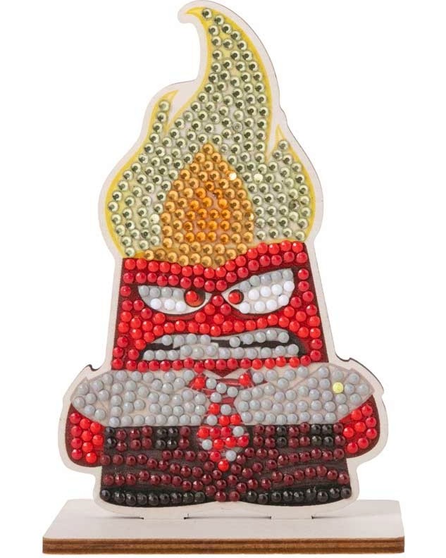 Декорирай сам фигурка на Гняв - Craft Buddy Декорирай сам фигурка на Гняв - Craft Buddy - Творчески комплект от серията Отвътре навън - творчески комплект