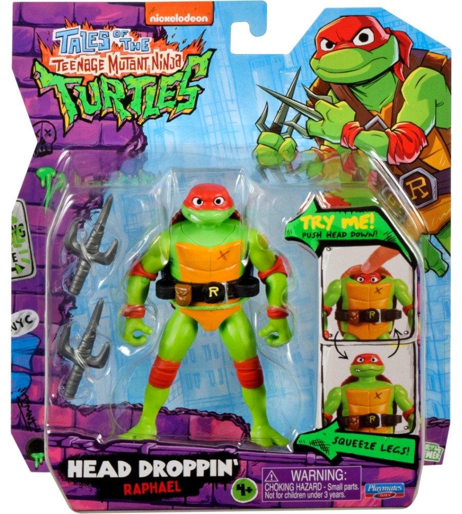 Фигурка Рафаело с оръжия - Playmates Фигурка Рафаело с оръжия - Playmates - От серията Костенурките нинджа - Mutant Mayhem - фигура
