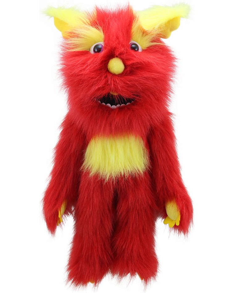 Кукла за театър Червено чудовище - The Puppet Company Кукла за театър Червено чудовище - The Puppet Company - С височина 56 cm, от серията Monsters - кукла