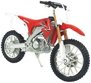 Метален мотор Honda CRF450R - Maisto Tech Метален мотор Honda CRF450R - Maisto Tech - С мащаб 1:18, от серията 2 Wheelers - играчка