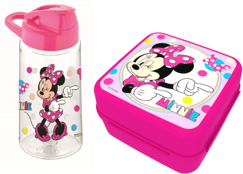 Шише и кутия за храна - Minnie Mouse - На тема Мики Маус и приятели - детски аксесоар