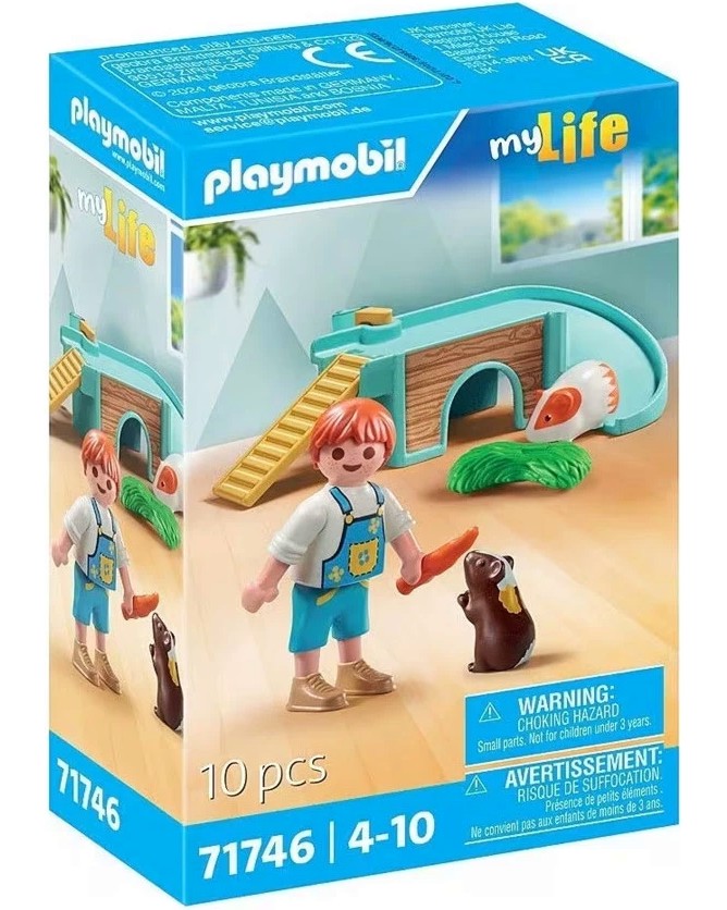 Playmobil My Life - Къщичка на морско свинче Playmobil My Life - Къщичка на морско свинче - играчка