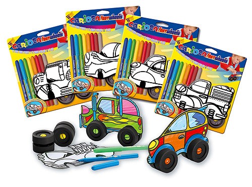 Създай сам - Автомобили Създай сам - Автомобили - Творчески комплект за рисуване - играчка