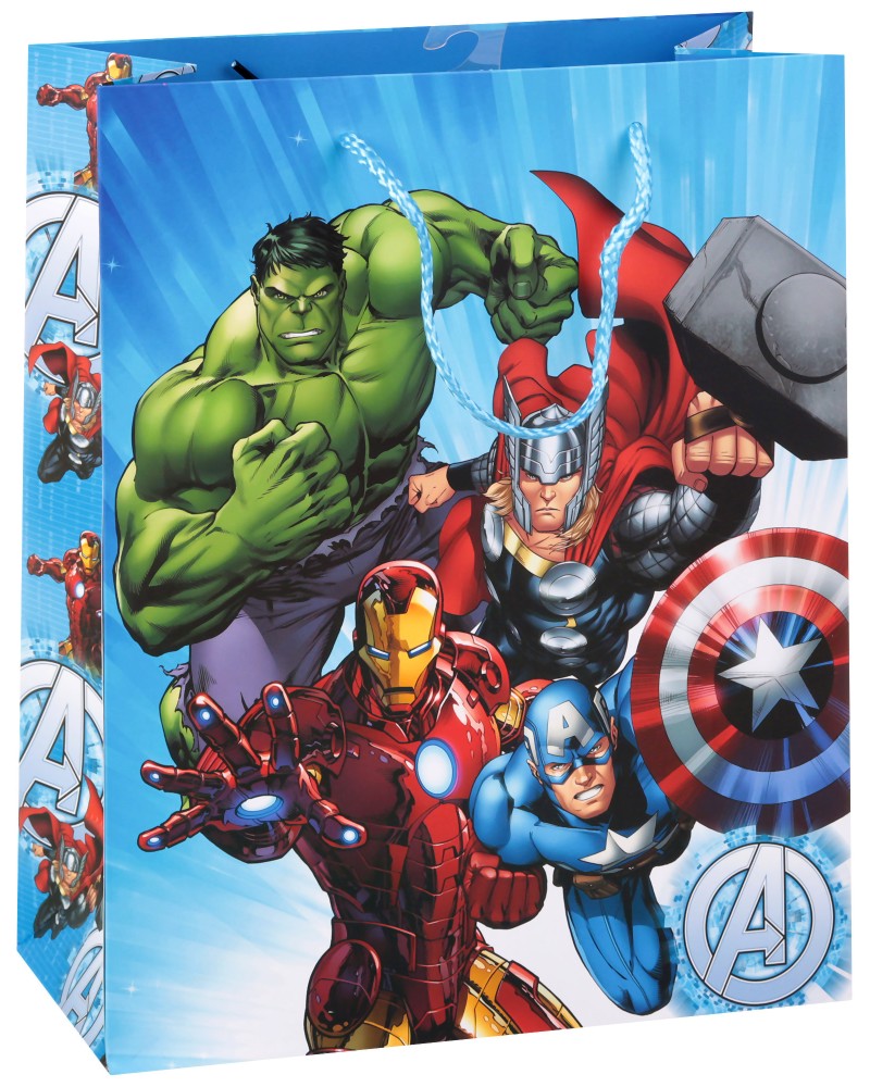 Подаръчна торбичка Отмъстителите - Unic Art Подаръчна торбичка Отмъстителите - Unic Art - С размери 26 / 32 / 12 cm на тема Отмъстителите - продукт