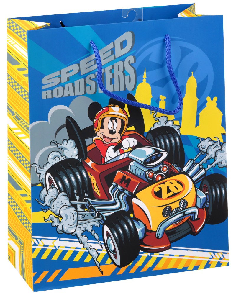 Подаръчна торбичка Мики Маус - Unic Art Подаръчна торбичка Мики Маус - Unic Art - С размери 26 / 32 / 12 cm на тема Мики Маус и приятели - продукт