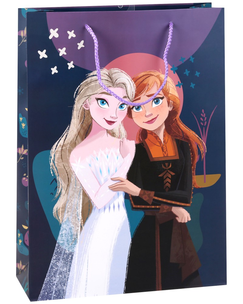 Подаръчна торбичка Елза и Анна - Unic Art Подаръчна торбичка Елза и Анна - Unic Art - С размери 33 / 45 / 12 cm на тема Замръзналото кралство - продукт