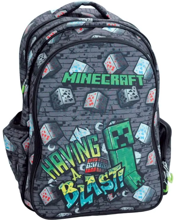 Ученическа раница Having a Blast Ученическа раница Having a Blast - На тема Minecraft - раница