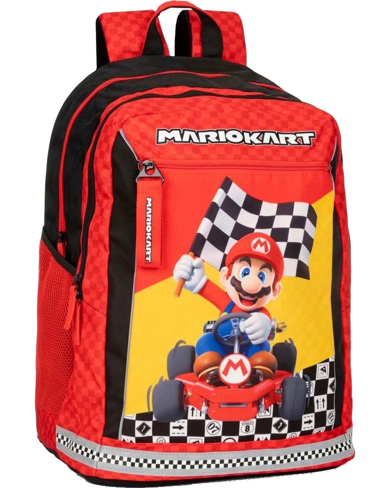 Ученическа раница - Mariokart Ученическа раница - Mariokart - На тема Super Mario - раница