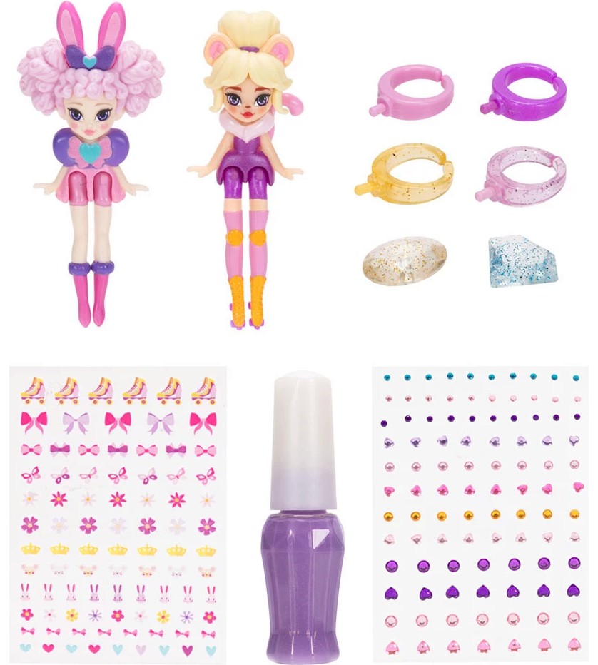 Детски пръстен с кукла Wild Side - Jakks Pacific Детски пръстен с кукла Wild Side - Jakks Pacific - От серията Ring Queens - играчка