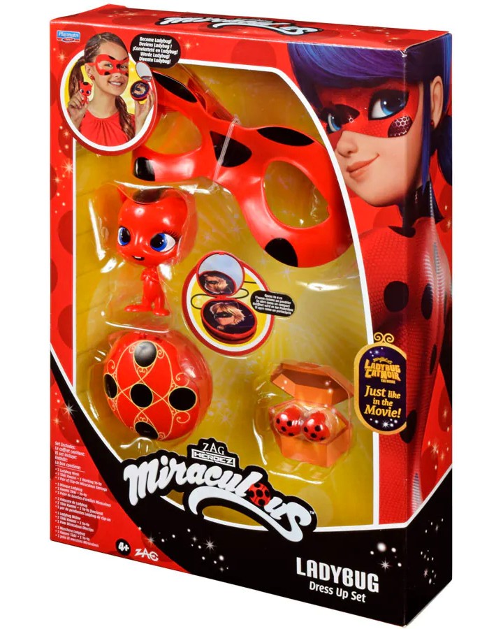 Маска с аксесоари Калинката - Playmates Маска с аксесоари Калинката - Playmates - На тема Мега-чудесата на Калинката и Черния котарак - играчка