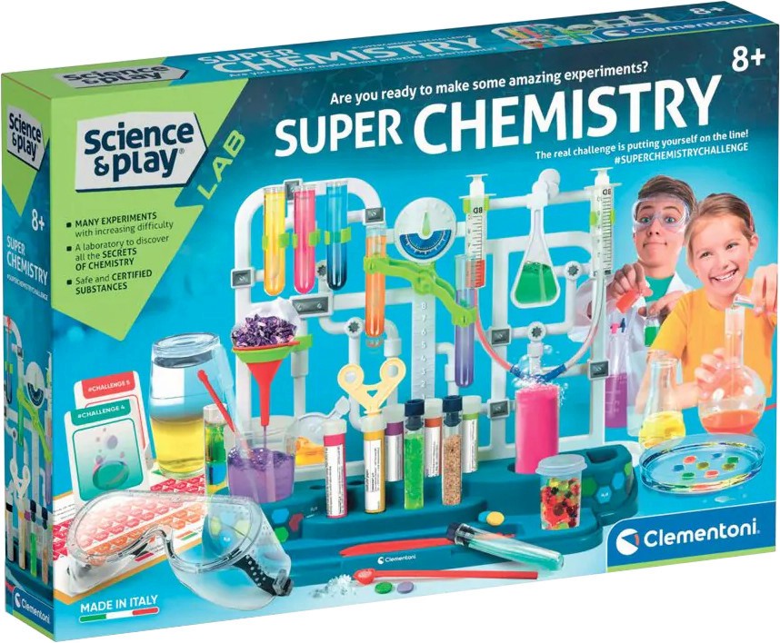 Лаборатория за Супер Химия Clementoni Лаборатория за Супер Химия Clementoni - От серията Science - играчка