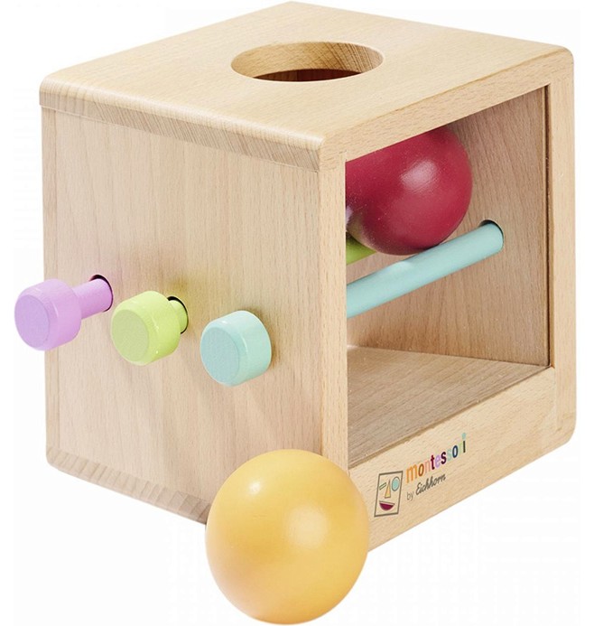 Дървена кутия за топчета - Eichhorn Дървена кутия за топчета - Eichhorn - играчка