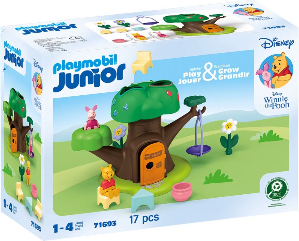 Playmobil Junior - Къщата на Мечо Пух и Прасчо Playmobil Junior - Къщата на Мечо Пух и Прасчо - играчка