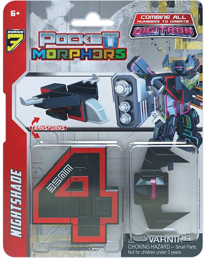 Джобен трансформър 4 Nightshade Джобен трансформър 4 Nightshade - От Pocket Morphers серия 3 - играчка