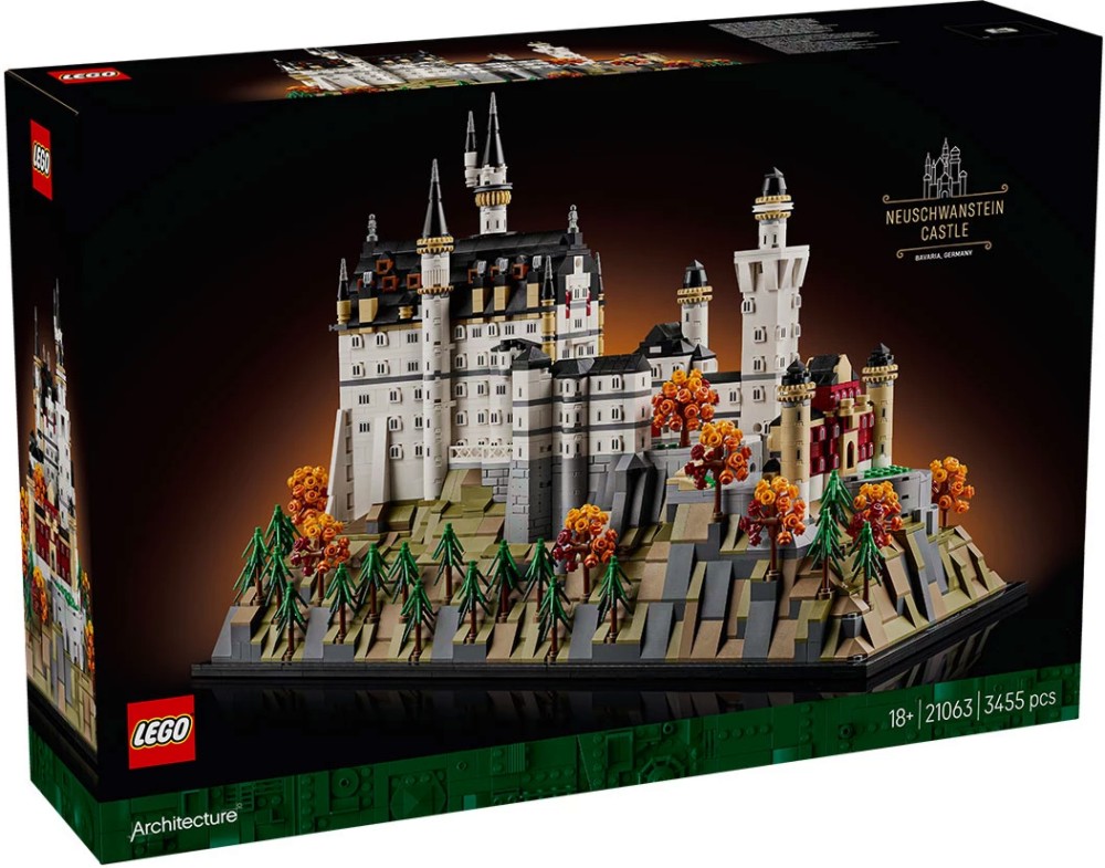 LEGO Architecture - Замъкът Нойшванщайн LEGO Architecture - Замъкът Нойшванщайн - Конструктор - играчка