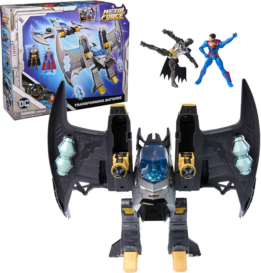 Трансформиращ се самолет DC Comics - Spin Master Трансформиращ се самолет DC Comics - Spin Master - На тема Батман - играчка