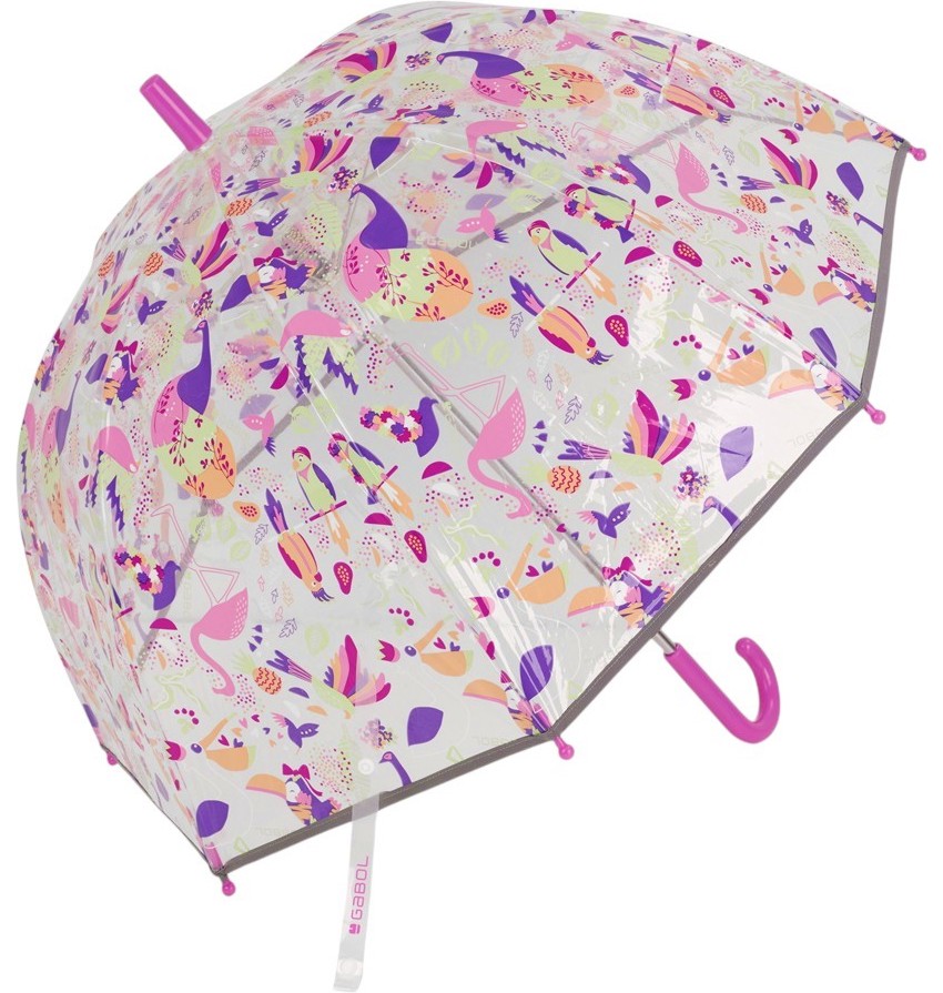 Детски прозрачен чадър - Gabol Детски прозрачен чадър - Gabol - От серията Vida - чадър