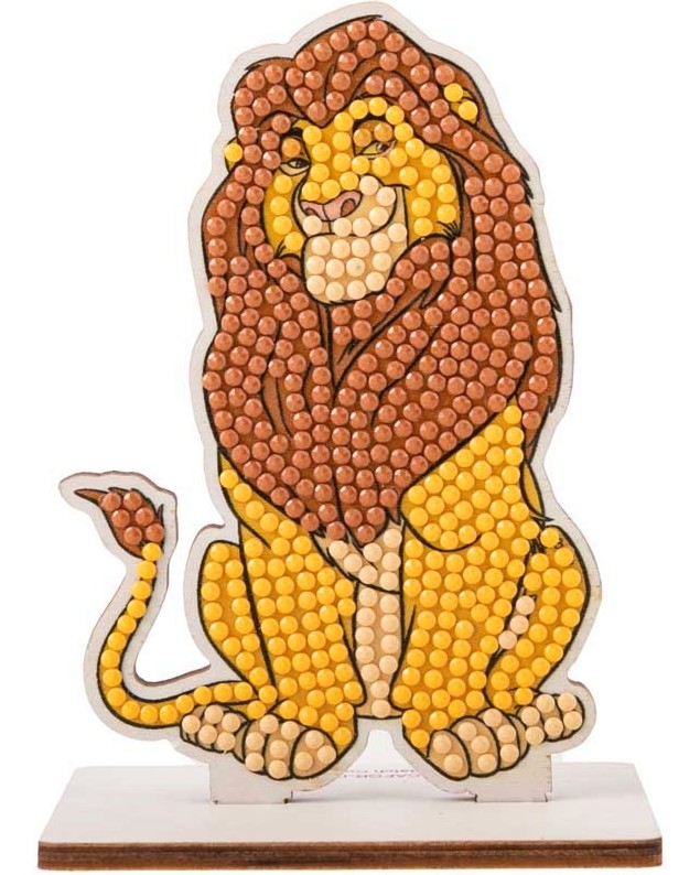 Декорирай сам фигурка на Муфаса - Craft Buddy Декорирай сам фигурка на Муфаса - Craft Buddy - Творчески комплект от серията Цар Лъв - творчески комплект