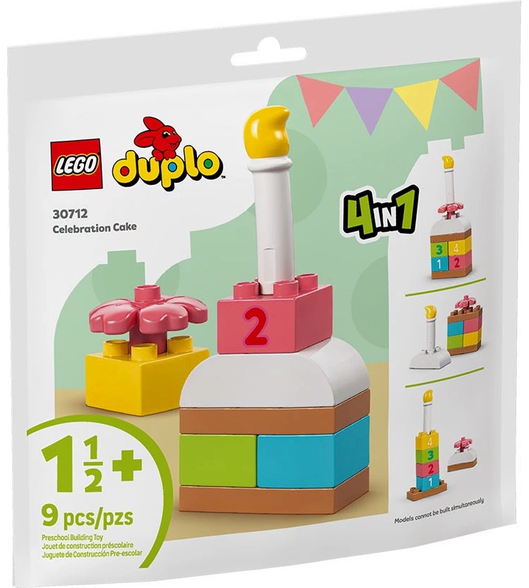 LEGO Duplo - Празнична торта LEGO Duplo - Празнична торта - Детски конструктор - играчка