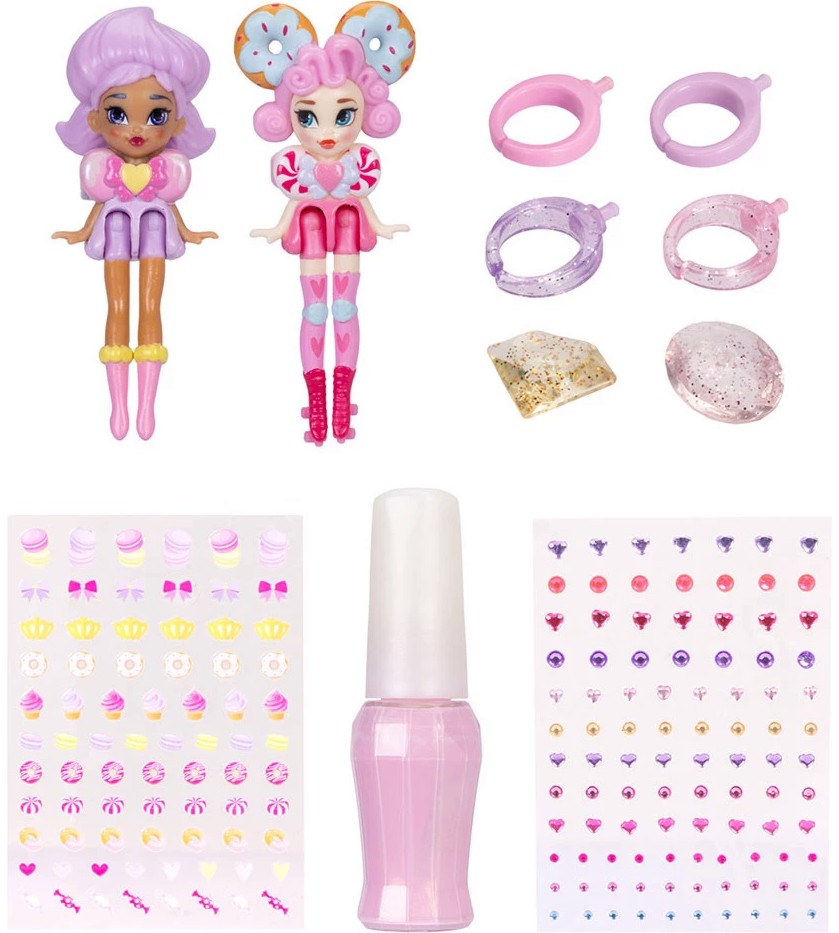 Детски пръстен с кукла Sugar Rush - Jakks Pacific Детски пръстен с кукла Sugar Rush - Jakks Pacific - От серията Ring Queens - играчка