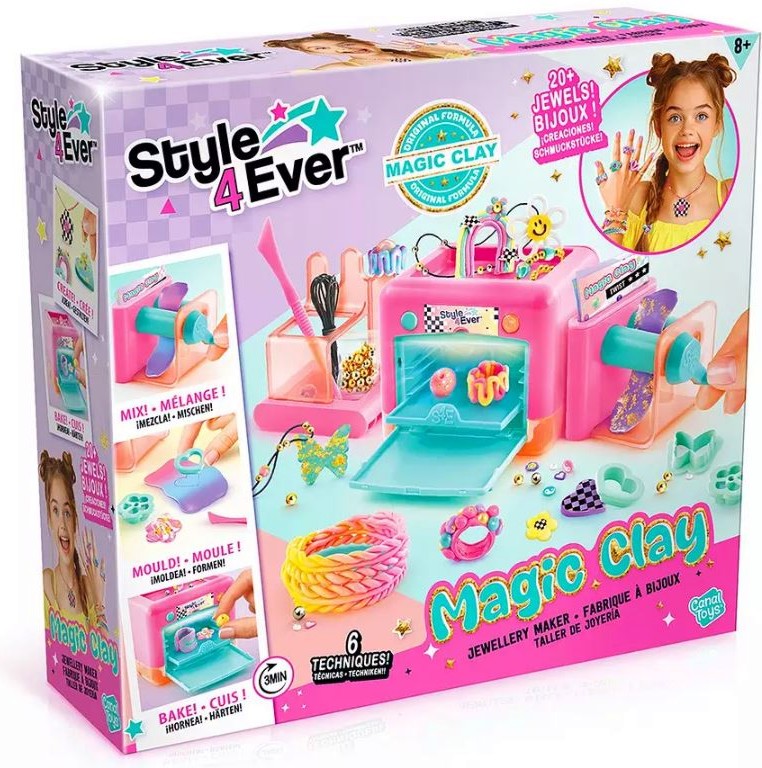 Фабрика за бижута от магическа глина - Canal Toys Фабрика за бижута от магическа глина - Canal Toys - Творчески комплект от серията Style 4 Ever - творчески комплект