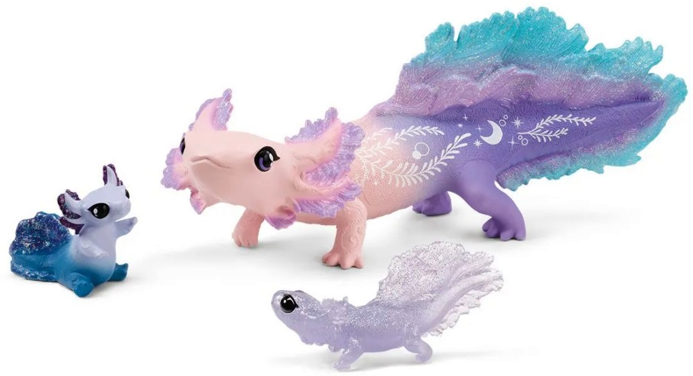 Семейство аксолотъл Schleich Семейство аксолотъл Schleich - 3 броя от серията Bayala - фигури